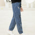 Spring And Autumn Children's Printed Broken Jeans